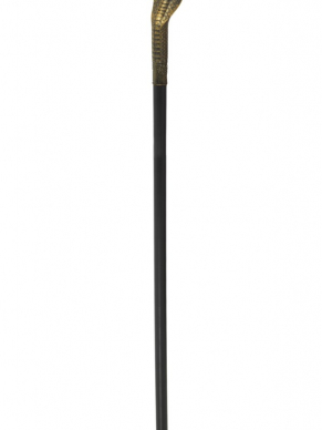  Voodoo Walking Stick Cane, met slangenkop. 93cm/37in