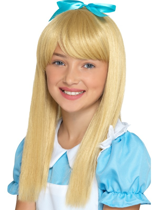 Maak je Wonderland Princessen Look af met deze bijpassende blonde pruik. 