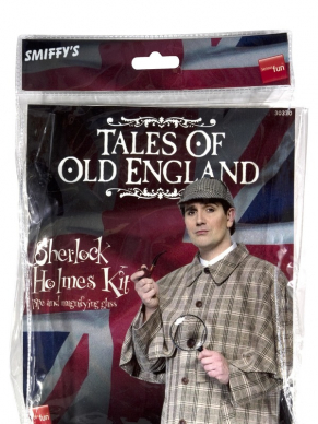  Tales of Old England Sherlock Holmes Set, bestaande uit de pijp en vergrootglas.