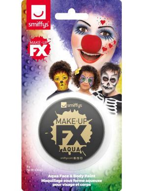 Zwarte Make-Up FX gezicht en body schmink op waterbasis - 16ml.