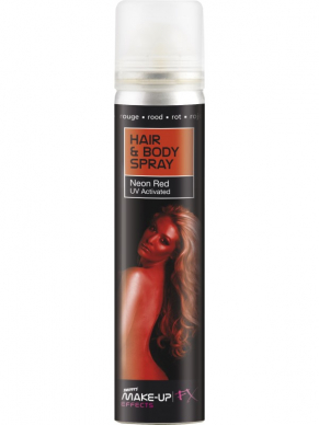 Hair and Body Spray, Red, UV, 75ml.