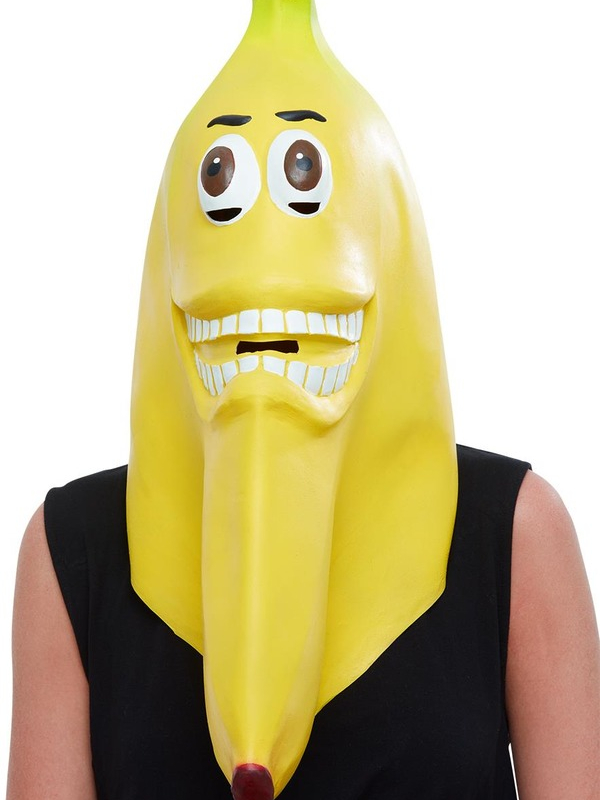 Heb jij binnenkort een foute party of een ander themafeestje dan is dit Banana Latex Masker wellicht wat voor jou.