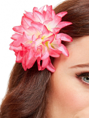 Maak jouw Hawaii Look compleet met deze prachtige roze bloemen haarclip.Bekijk hier onze gehele Hawaii Collectie.
