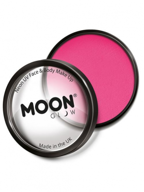 Maak de mooiste creaties met deze roze Neon face & Body Paint, op te brengen dmv een make-up sponsje. Verkrijgbaar in verschillende kleuren.