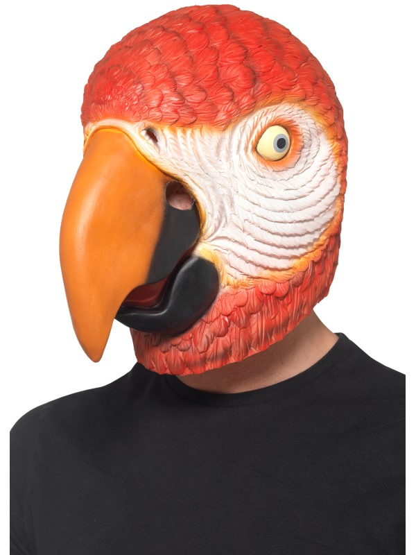 Papagaaien Latex Fulloverhead  Masker.