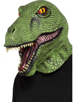 Full Overhead Dinosaurus Latex Masker. Bekijk hier al onze dieren maskers.