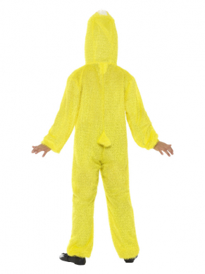 Jump jouw party binnen met dit geweldige Duck Kostuum, bestaande uit de gele hooded jumpsuit.
OneSize/4-6 jaar.