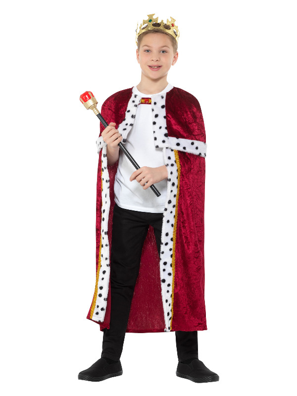 Voel je als een echte Koning met deze prachtige Kids Royal Mantel met kroon en staf.
S/M = 4-9 jaarM/L = 9-12 jaar