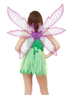 Maak jouw Fairy look compleet met deze prachtige paarse Pixie Fairy Wings, 86cm/34in