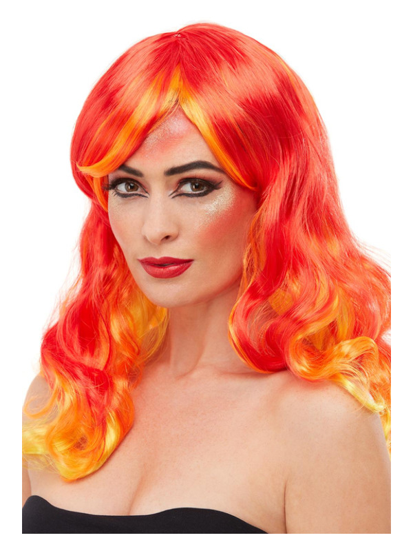 Maak jouw look compleet met deze Make-Up FX, Fire Aqua Kit, bestaande uit schmink, glitterporje en applicators.