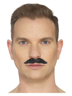 Maak jouw Seventies look compleet met deze zwarte The Professional Moustache.