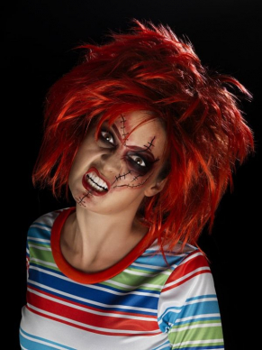 Maak jouw Chucky Look compleet met deze Make-Up Kit, bestaande uit make-up, borsteltje, en tattoo transfer. Bekijk hier onze Chucky Kostuums.
