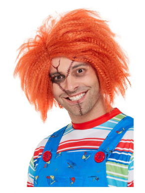 Met deze Ginger Chucky Pruik maak je je Halloween Kostuum helemaal af. Check hier onze gehele Chucky Collectie.
