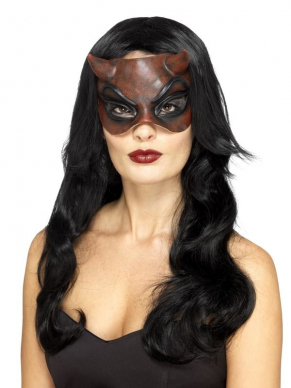 Masquerade Devil Mask voor dames, maakt jouw Halloween look compleet. Ook verkrijgbaar voor heren.