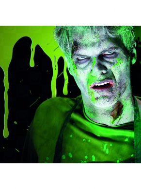 Maak je Monster Look compleet met deze groene Make-Up FX, Monster Ooze Blood,  236.58ml.Bekijk hier onze bijpassende Kostuums.