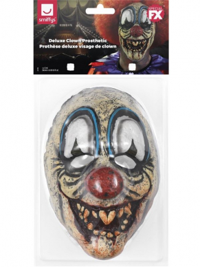 Maak jouw Horror Clown Look compleet met deze zelfklevende Make-Up FX, Deluxe Foam Latex Clown Face Prosthetic. Bekijk hier onze gehele Horror Collectie.