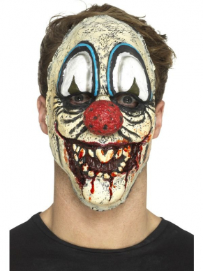 Maak jouw Horror Clown Look compleet met deze zelfklevende Make-Up FX, Deluxe Foam Latex Clown Face Prosthetic. Bekijk hier onze gehele Horror Collectie.
