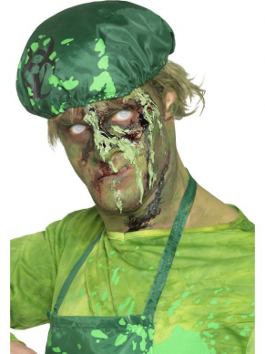 Maak jouw Biohazard/Monster Look compleet met Make-Up FX, Bio Hazard/Monster Scab Blood,Groen van kleur en droogt realistisch op, 25g.