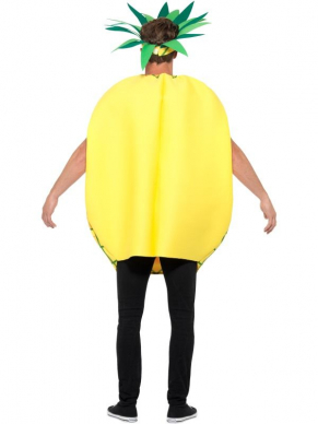 Heb jij binnenkort een Fout Feestje of een Party met Tropical thema? Dan is dit Pineapple Kostuum met hoofdband precies wat je zoekt.