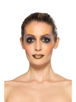 Maak jouw look compleet met deze Make-Up FX, Fortune Teller Kit, bestaande uit schmink op waterbasis, glitters, sticker en applicator.