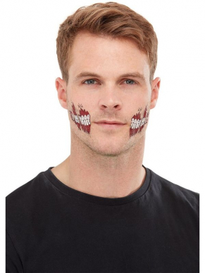 Maak jouw Zombie Look compleet met deze Make-Up FX, Zombie Face Transfer inclusief Facepaint, Blood, Pencils, Transfer & Spons. Bekijk hier onze gehele Zombie Look.