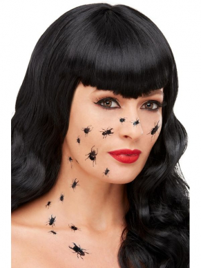 Maak jouw Halloween-look met deze Make-Up FX, Creepy Bug Transfers, 18pcs. Ook verkrijgbaar in andere varianten.