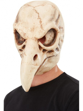 Maak jouw Horror Look compleet met dit enge Bird Skull Latex Masker. Gewoon simpel te combineren op eigen kleding. Leuk voor een Halloween, Horror of ander thema feestje.