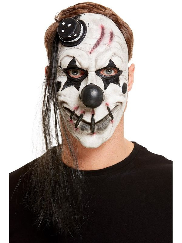 Jaag iedereen de stuipen op het lijf tijdens Halloween met dit Scary Clown Latex Masker. Bekijk hier onze gehele Horror Collectie.