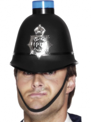 Maak jouw look compleet met deze geweldige Police Helmet with Flashing Siren Light. Bekijk hier onze gehele Politie Collectie.