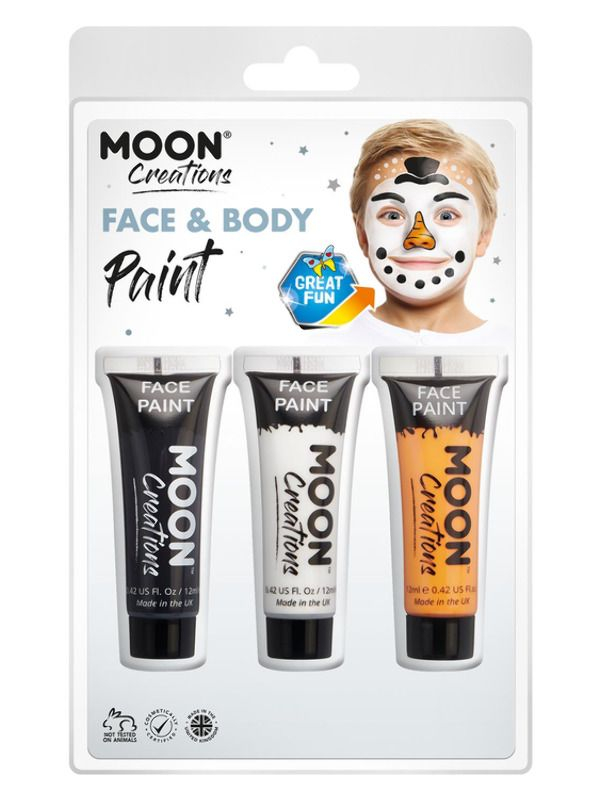 Maak de mooiste creaties  met deze Moon Creations Face & Body Paint.