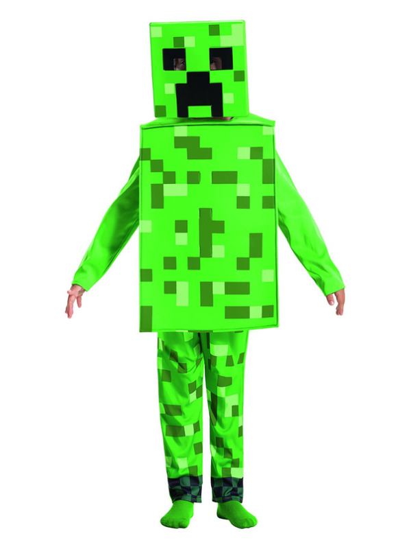 Stap in de wonderlijke wereld van Minecraft met dit te gekke Minecraft Creeper kinder kostuum. Dit kostuum bestaat uit een alles in één kostuum met masker. Met dit kostuum ben je in één keer klaar voor carnaval of een ander themafeestje. Ook leuk voor in de verkleedkist.