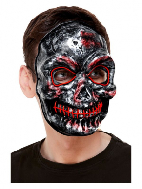 Maak jouw Skeleton look helemaal af met dit te gekke lichtgevende Skeleton Masker. Bekijk hier ons gehele Skeleton assortiment.