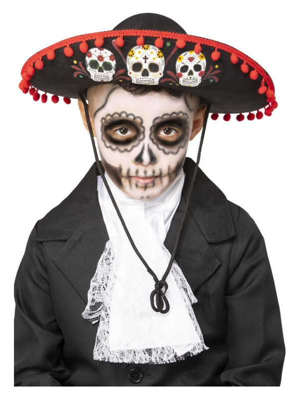 Maak jouw Day of the Dead look compleet met deze te gekke Sombrero. Bekijk hier ons gehele Halloween assortiment voor een complete partylook.
