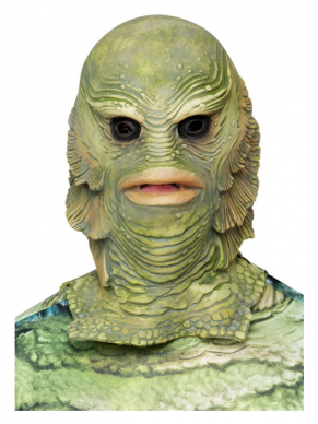 Maak jouw Universal Monsters Creature from the Black Lagoon met dit geweldige masker. Ideaal voor een Halloweenfeestje. Bekijk hier ons gehele Universal monsters assortiment.