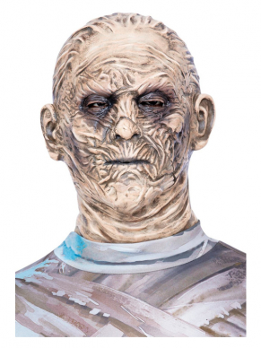 Maak universele jouw Monsters Mummy look helemaal af met dit geweldige latex masker. Ideaal voor Halloween. Bekijk hier ons gehele Universal Monsters assortiment.