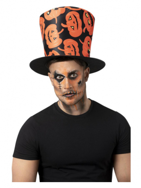 Wil je niet uitbundig verkleed? Dan is deze Pompoenhoed echt iets voor jouw. Combineer de hoed op eigen zwarte kleding, een beetje schmink op het gezicht en je bent klaar voor jouw Halloweenfeest.