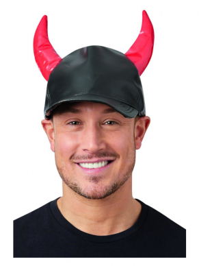 Leuke Duivels cap met hoorntjes voor halloween of ander themafeestje.