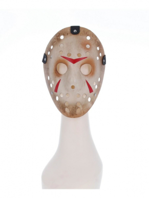 Maak jouw Friday the 13th Jason Voorhees look helemaal af met dit simpele masker.