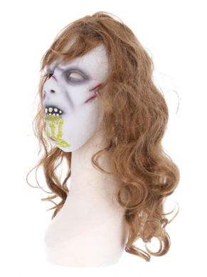 Maak jouw Exorcist Regan look helemaal af met dit standaard Regan Masker.