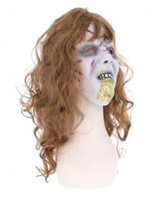 Maak jouw Exorcist Regan look helemaal af met dit standaard Regan Masker.