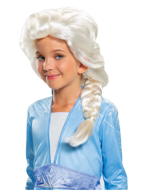 Maak jouw Elsa look helemaal af met deze prachtige blonde Elsa pruik.