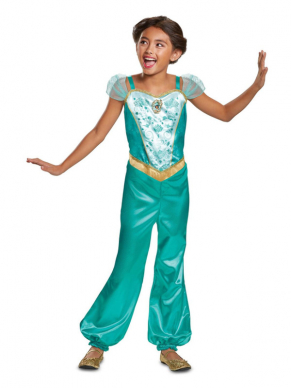 Straal als de illusoire Prinses Jasmine uit de Disney film Alladin met deze geweldige Jumpsuit. Leuk voor een themafeestje maar ook zeker leuk voor thuis in de verkleedkist of als cadeautje. 