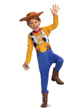 Dit Classic Toy Story Woody Kostuum bestaat uit de jumpsuit met details en hoed. Leuk voor carnaval maar ook zeker leuk voor een kinderfeestje, themafeestje of gewoon voor thuis in de verkleedkist.