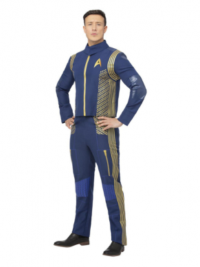 Star Trek Discovery Command Uniform kostuum bestaande uit de Jas & Broek. Met dit kostuum ben je in één keer klaar voor jouw themafeestje.