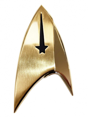 Maak jouw Star Trek Discovery look helemaal af met deze Magnetische Metalen Badge.