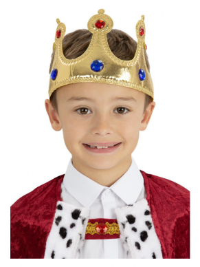 Zonder kroon ben je natuurlijk geen echte Koning. Maak jouw kostuum compleet met deze goudkleurige Royal Crown.