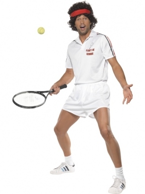 You Cannot Be Serious Tennis Speler Kostuum - Shirt met Kortebroek. 