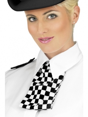 Politievrouw Verkleedsetje - met kraag, sjaal en epauletten. 