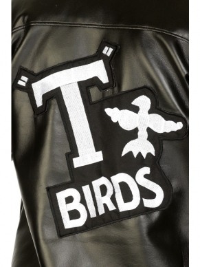 Jongens T-Bird Grease Jasje met t-bird logo op de rug. Dit jasje is van de echte grease lijn en is van mooie kwaliteit. We verkopen ook de Pink Lady Jasjes voor meisjes. Verkrijgbaar in diverse maten.