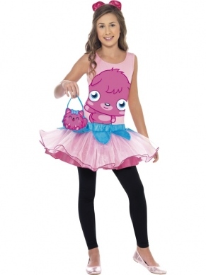 Moshi Monsters Poppet Kostuum. Inbegrepen is de jurk met Tutu rok, de haarband en de tas. 